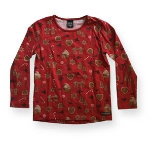 Villervalla organic gingerbread holiday tee